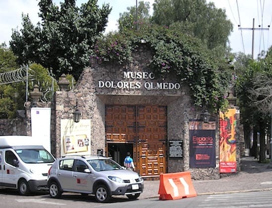 The Museo Dolores Olmedo as seen from the street