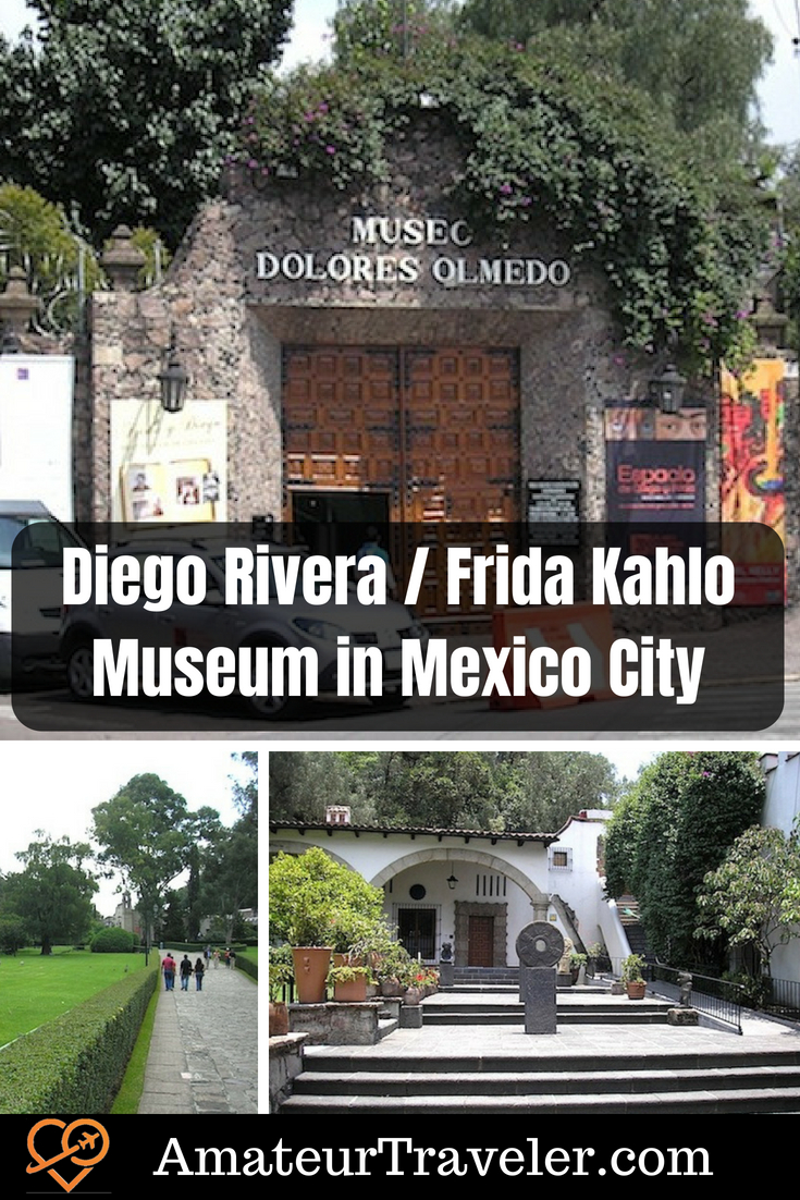 Diego Rivera / Frida Kahlo Museum in Mexico City - The Museo Dolores Olmedo was created by a patron of the two artists in the Xochimilco neighborhood of Mexico City. It is an overlooked museum. #mexico #museum #art #travel